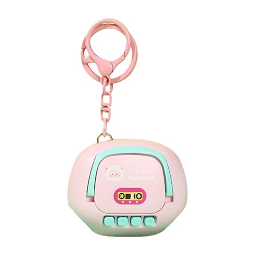 Porte-clés enregistreur vocal, mini appareil d'enregistrement audio de dessin animé pour réunions et conférences, capture sonore discrète portable avec 1...