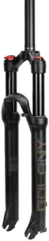 GOEXMBike Front Fork, 26/27.5/29 inch MTB Bicycle Suspension Air Fork with Rebound Adjustment Straight/Tapered Tube Cycling Parts (Manual/Remote Lockout)