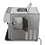 ARPITUYN 2-in-1 Ice Maker & Water Dispenser, 3 Ice Sizes in 8-12 Mins, Countertop Ice Maker Built-in Water Dispenser, Stainless Steel Ice Machine with Ice Scoop for Kitchen, Office, Party
