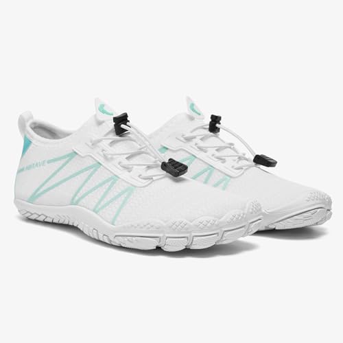 Image of hiitave Womens Water Shoes Quick Dry Barefoot for Swim Diving Surf Aqua Sports Pool Beach Walking Yoga