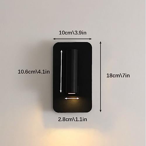 Mini luz de pared de dormitorio LED que elimina la fatiga visual al leer en pareja 5