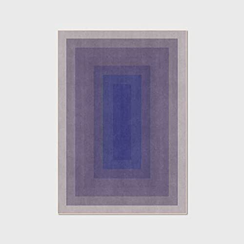 Tapis multicolore dégradé rose jaune vert bleu style girly moderne