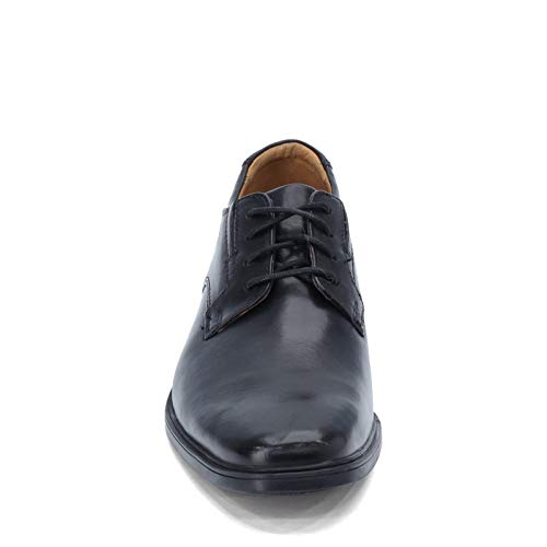 Clarks Homme Tilden Plain, Cuir Noir, 42 EU