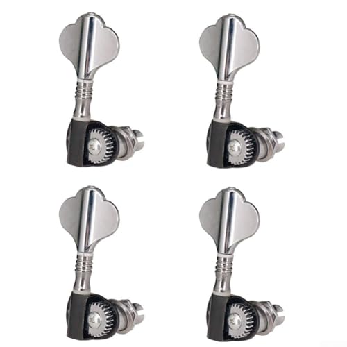 Lot de 4 mécaniques chromées pour remplacer les accordeurs endommagés ou anciens (4R) - Les Beatles, Paul McCartney, John Lennon, RIngo Starr, George Harrison Lot de 4 mécaniques chromées pour remplacer les accordeurs endommagés ou anciens (4R)