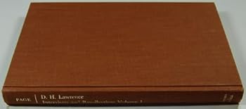 Hardcover D.H. Lawrence, interviews and recollections Book