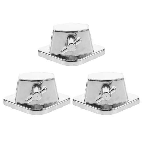 Support de pied de tom basse Zerodeko en alliage stable pour base de batterie (lot de 3)