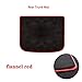 HDERTBCV Car Trunk Mats Compatible for Audi TT Mk3 8S FV 4 Seats 2015~2023 Boot Cargo Liner Tray Rear Luggage Carpet Pads(Flannel red)