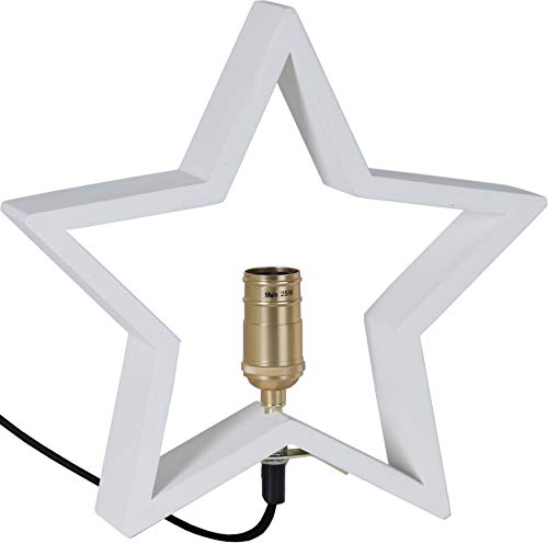 Star Trading 257-31 - Iluminación decorativa (Figura iluminada decorativa, White, Madera, IP20, 1 lámpara(s), Corriente alterna)