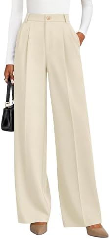 ZESICA Women's Wide Leg Dress Pants 2026 High Waisted Business Ca...