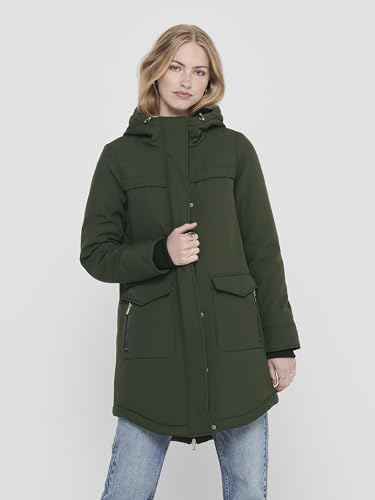 ONLY Damen ONLMAASTRICHT Parka Jacket OTW NOOS Jacke, Peat, M