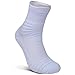 JHM mens Thick Protective Sport Cushion Basketball Compression Athletic Socks, 3 Pairs White, 6-13
