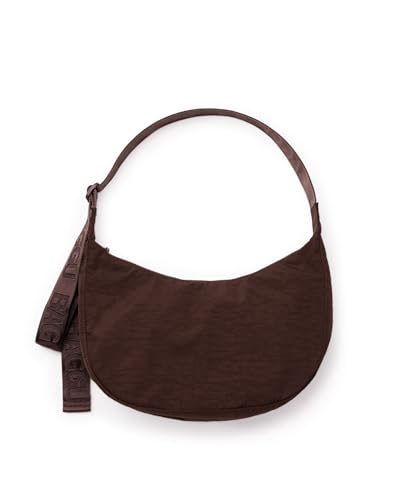 BAGGU Medium Nylon Crescent Bag - Coffee