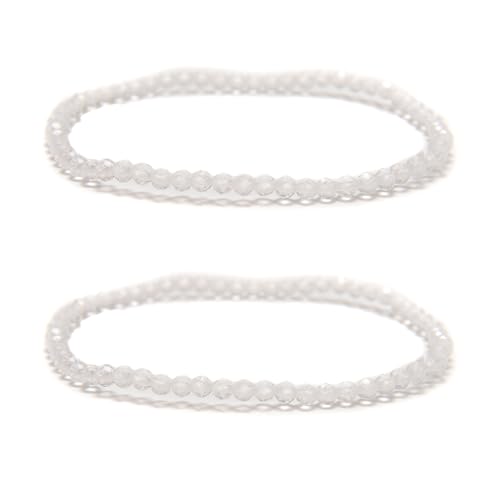 Bracelets en cristal de quartz à facettes, l'éclat de la haute joaillerie