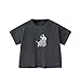 Cherie Kids 100% Organic Cotton Soft 0-5T Summer Breathable Newborn Baby Toddler T-Shirt Unisex Boys and Girls Short Sleeve