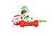 Dingo, set di giocattoli per cani, palla di Babbo Natale # 8 cm pupazzo di neve corda lunghezza 25 cm con osso 'Woofmas' lunghezza 13 cm Z30019