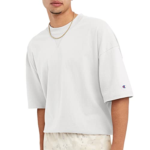 Champion Men's T-Shirt, Relaxed Fit T-Shirt for Men, Midweight