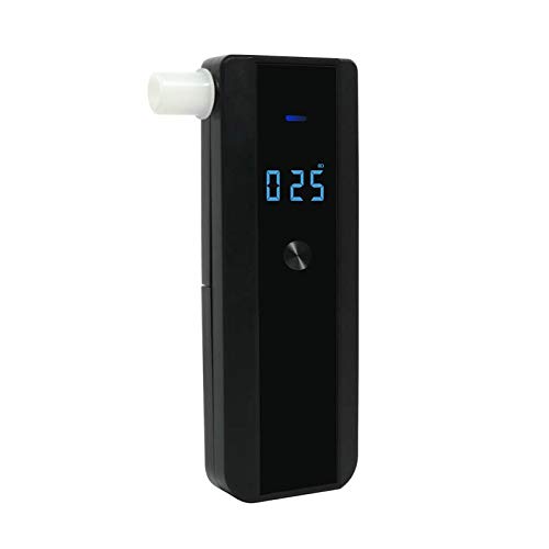 Professional Alcohol Breath Tester Breathalyzer Analyzer Detector Test Keychain Breathalizer Breathalyser DeviceLCD Screen,LCD