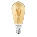 Produktbild OSRAM SMART+ LED Filament Edison Gold, Bluetooth Lampe mit E27 Sockel, dimmbar, ersetzt 50W Glühbirne, warmweiß , Kompatibel mit Apple Homekit und LEDVANCE Smart+ App für Android