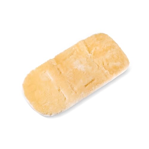 Fellhof Sitzauflage Lammfell Kinderwagen Buggy 37x77 cm & Tuch Blaubaer | Kinderwagen Einlage | Baby Lammfell echt medizinisch gegerbt | waschbar bis 30°C | Lammfell Einlage Babywanne Neugeborene