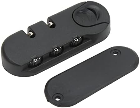 Pack De 3 Candados Con Llave HABNI - Ideales Para Maletas, Mochilas, Taquillas De Gimnasio - Tamaño Compacto, Color Negro