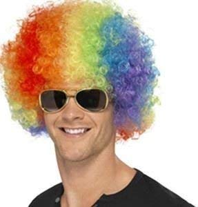 Image of LUDALY Multi Color Afro Wig for Holi, Halloween Celebration Fancy Joker Hair Wig for Men /Women & Childe (Pack of 1)1Pc