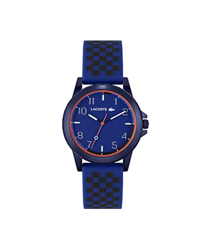 Image of Lacoste Rider Unisex Quartz Plastic and Silicone Strap Watch, Color: Red (Model: 2030047)