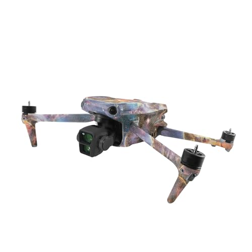 Image of MightySkins Glossy Glitter Skin Compatible with DJI Air 3 - Golden Nebula | Protective, Durable High-Gloss Glitter Finish | Easy to Apply