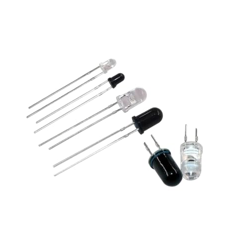 20pcs/Set 3mm 5mm LED Diode Kit 940nm F3 F5 Infrared Emitter and IR Receiver Diodes New for Arrival 2025 High for Quality