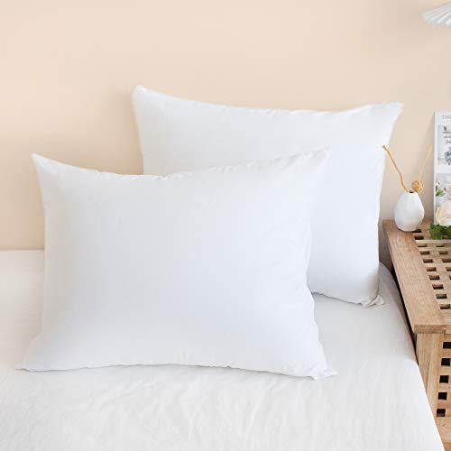 Sweet Forest Protections d'oreiller Imperméables , Housses d'oreiller Housses avec Fermeture à Glissière , Anti Allergie , Membrane Respirante pour Oreillers de Lit ,Paquet de 2 Taille (50 x 75 cm) Cover