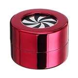 Tutoy Boîte à bijoux créative pour filles anneaux organisateur de rangement étui de voyage - vin rouge