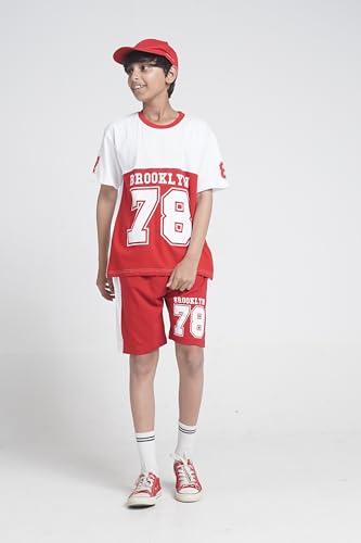 T2F Boys Cotton Printed T-Shirt and Shorts Set (Pack of 3) - Image 8