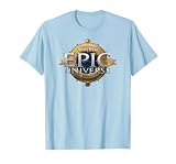 Universal Epic Universe Logo T-Shirt, Men, Baby Blue, Medium