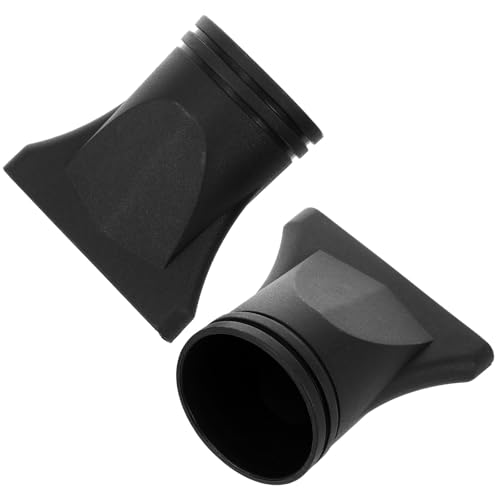 JOINPAYA Embouts Universels pour Sèche-cheveux 2 Pcs, Diffuseurs Noirs en Nylon Résistants à Haute Température, Diamètre 4-4,8 Cm, Accessoire Coiffage...