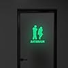 Amazon.com: Glow in The Dark Toilet Stickers, Wall Decal for Bathroom ...