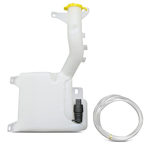 DNA Motoring OEM-WT-CH1288182 Depósito de líquido para limpiaparabrisas estilo fábrica con tapa de bomba compatible con Chrysler 200 11-14 / Sebring 07-10