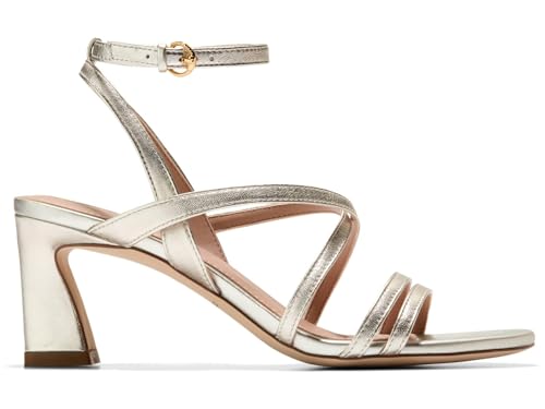 Cole Haan Cole Haan Womens Addie Strappy Sandal, Soft Gold Leather, 10.5-B US