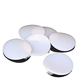 Hochwertige weiße Silikonkautschuk-Dichtungsplatten – (2/4 Stück) for elektrische Isolierung und Heimwerkerprojekte(60mm 2pcs 1mm)