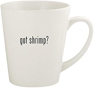 got shrimp? - 12oz Ceramic Latte Coffee Mug Cup, White