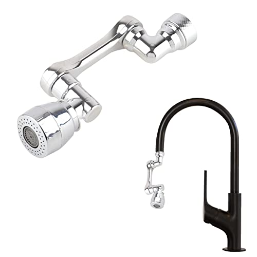 torneira universal, Extensor arejador torneiras rotativas 1080°, Filtro respingo durável para pia co