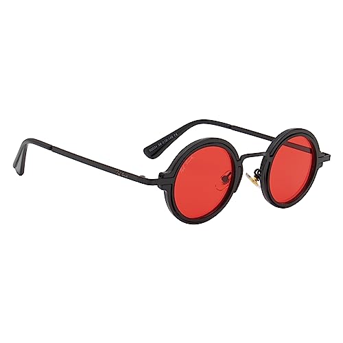 Image of Ted Smith Men's Women's UV Protection Metal Round Sunglasses
