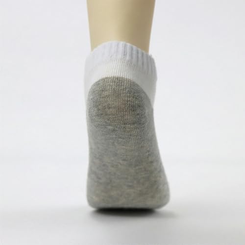 6 pairs - student breathable, easy-to-wash sports socks, summer color-blocked socks for male and female students4