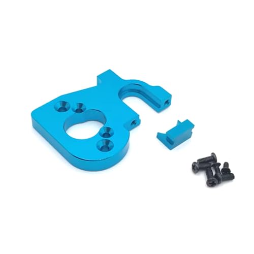 RC Car Accessories for Wltoys 144010 144001 144002 124016 124017 124018 124019 Metal Upgrade Motor Mount RC Car Parts Accessories Upgrade Replacement(Blue)