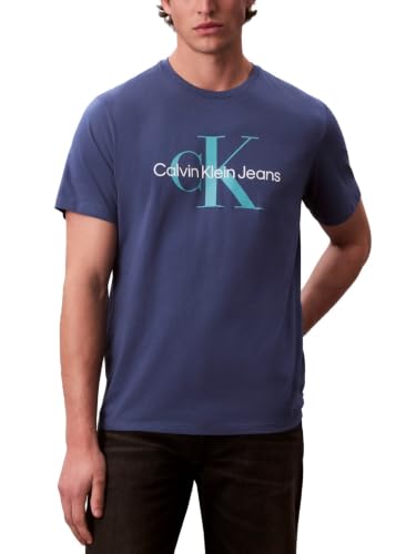 Image of Calvin Klein Men's Monogram Logo Crewneck T-Shirt