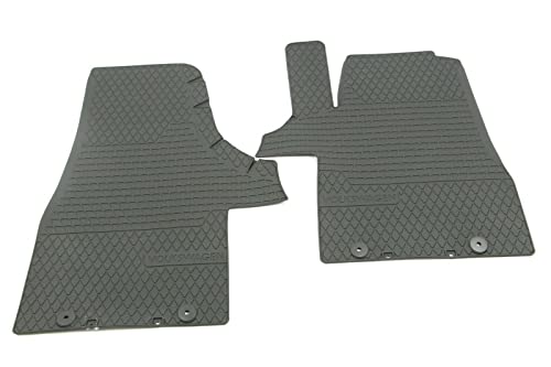 Volkswagen 7H1061502B82V Allwettermatten 2X Gummimatten vorn Original T5/T6 Gummi Fußmatten schwarz...