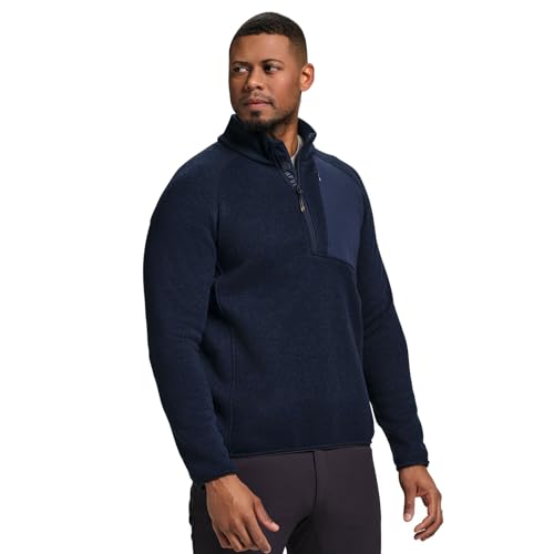Image of Beretta Men's Abisko Half Zip Thermal Fleece Jacket | Warm, lightweight, breathable, casual outdoor knitted coat, for hunting & hiking
