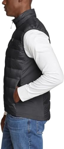 Eddie Bauer Men’s Vest Power Down Insulation Storm Repel Classic Fit (Gray, XX-Large)2