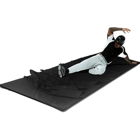 Doubleriver Baseball Softball Sliding Mat Thick Body Exercise Mat 11.3X3.6FT Large Baseball Practice Mat Cover
