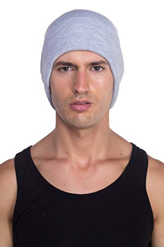 Image of Top Level Beanie Men Women - Unisex Cuffed Plain Skull Knit Hat Cap