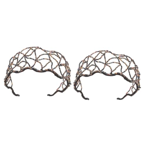 Bandeau mariage large cristal VICASKY : lot de 2 accessoires de tête