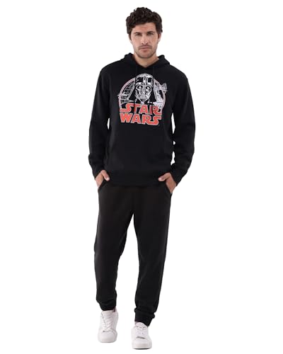 Star Wars Darth Vader Hoodie Men's Sketch Design Logo Pullover Adult Sweatshirt2